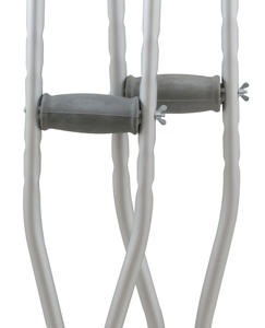 PROBASICS – Muletas de Aluminio con Apoyo Axilar para Adultos (5'2" – 5'10")