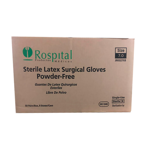 image_2025-10-25_233928754 Guantes Quirúrgicos Estériles sin Polvo (50 Pares / Caja, 400 Pares por Master Case)