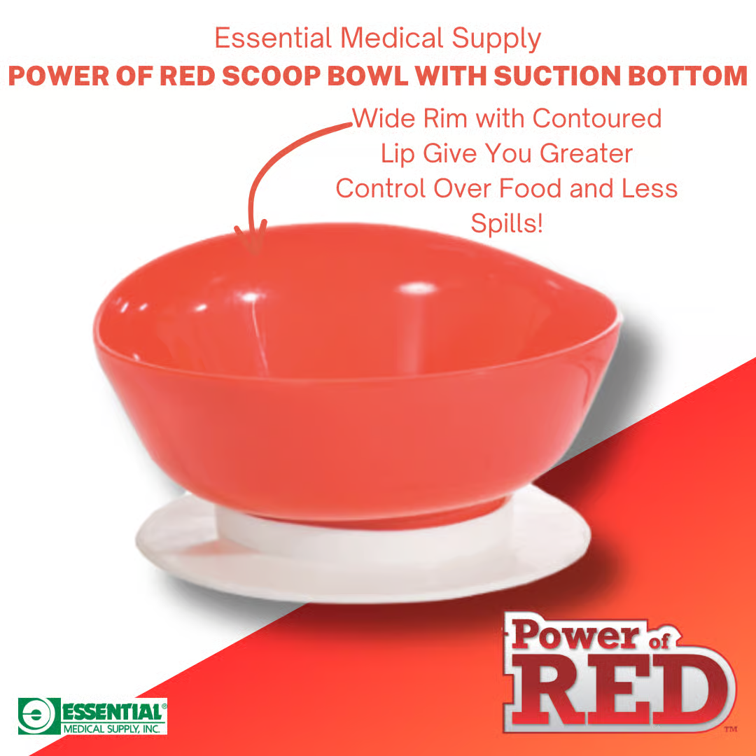 POWER OF RED – Tazón Grande con Base Antideslizante para Alzheimer y Demencia - Image 3