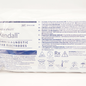 Kendall Q-TRACE™ 5400 Electrodos Diagnósticos con Pestaña (Caja de 1000)