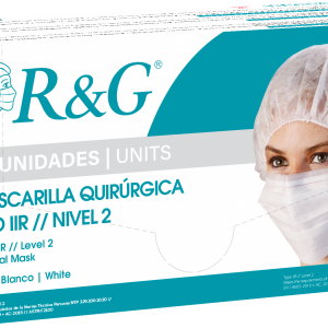 Mascarilla Quirúrgica Tipo IIR / Nivel 2 – Display de 50 unidades