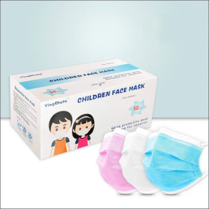 Mascarillas Desechables para Niños de 3 Capas – Paquete de 50 unidades