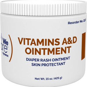 Dynarex Vitamins A & D Ointment – Skin Protectant, 15 oz Jar