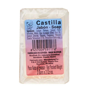 Castilla Jabón Natural – 3 barras de 2.0 oz