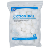 Quality Choice Cotton Balls – Triple Size, 100 unidades