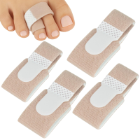 ViveSole Toe Wraps – Adjustable Toe Alignment Straps, 4 Pack