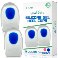 ViveSole Silicone Gel Heel Cups