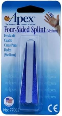 image_2025-11-02_141016367 Apex® Four-Sided Finger Splint – Adjustable Aluminum Support with Foam Padding
