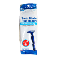 Quality Choice Twin Blade Men’s Plus Disposable Razors – 12 ct (QC95135)