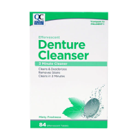 Quality Choice Denture Cleanser Tablets Minty Green – 84 ct (QC98263)