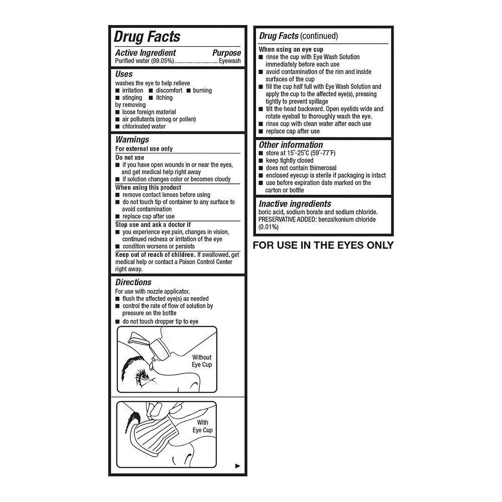 Quality Choice Eye Wash – 4 oz (QC99793) - Image 2