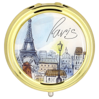 EZY DOSE – Pastillero Portátil con Diseño de Moda, 3 Compartimentos