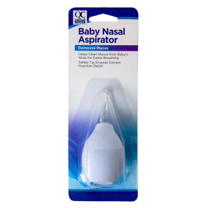 QUALITY CHOICE – Aspirador Nasal para Bebés con Punta Segura (1 Unidad)