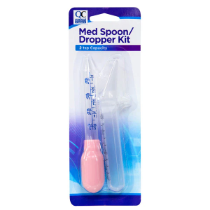 QUALITY CHOICE – Kit de Cucharilla y Gotero para Medicamentos (1 Unidad)