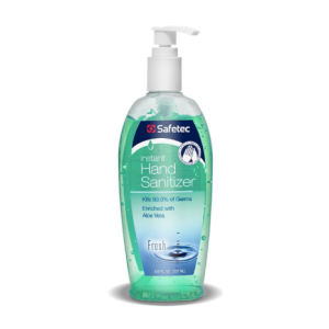 SAFETEC – Desinfectante de Manos Instantáneo con Aloe Vera (Refill, 66.5% Alcohol Etílico)