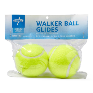 MEDLINE – Pelotas Deslizadoras para Andadores (Tennis Ball Glides, Par de 2 Unidades)