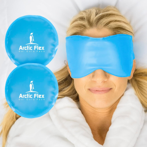 ARCTIC FLEX – Mascarilla Ocular de Gel Frío/Calor Reutilizable con Cubierta Suave (Terapia Relajante para Ojos y Rostro)