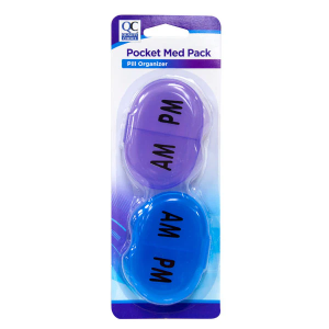 QUALITY CHOICE – Estuche Portátil para Medicamentos Pocket Med Pack (2 Unidades)