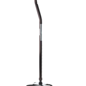 Aluminum Quad Cane con Base Pequeña