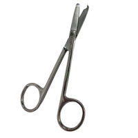 TIJERA PARA CORTAR SUTURA DE ACERO INOXIDABLE (Suture Scissors)