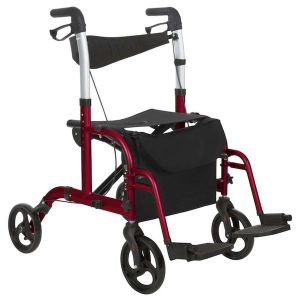 ROLLATOR / TRANSPORT CHAIR – VIVE HEALTH MOB1018 (Doble Propósito)