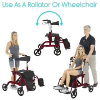 image_2025-11-20_221419720 ROLLATOR / TRANSPORT CHAIR – VIVE HEALTH MOB1018 (Doble Propósito)