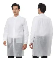 BATA BLANCA DE LABORATORIO (DESECHABLE)